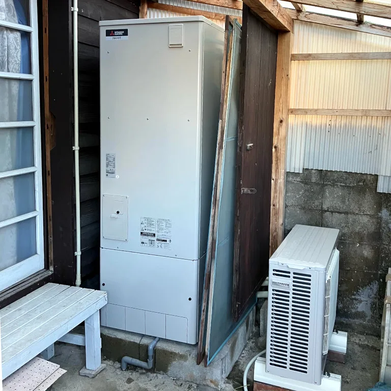 電気温水器からエコキュートへ