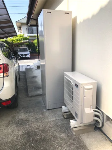 電気温水器からエコキュート(460ℓ)へ